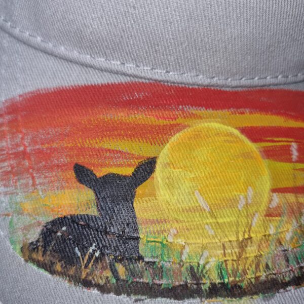 KC Unikat Cap M-013 – Kitz im Sonnenuntergang