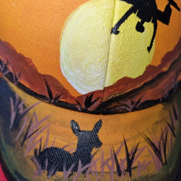 KC Unikat Cap M-014 – Drohne und Kitz im Sonnenuntergang