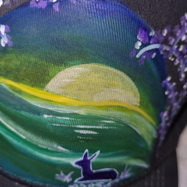 KC Unikat Cap M-017 – Kitz in Landschaft mit Abendlicht