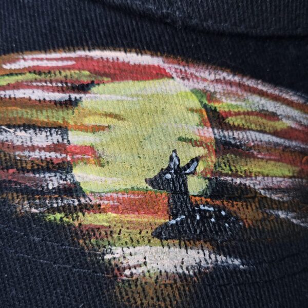 KC Unikat Cap M-024 – Kitz im Lichtstreifen