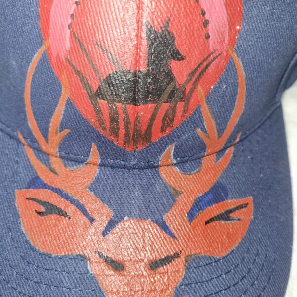 KC Unikat Cap M-028 – Hirsch in abstrakter Form