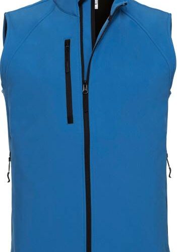 KC Signature Outdoor Softshell Weste azure blue
