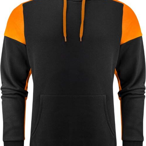 KC Prime Hoodie Unisex black orange Frontansicht