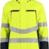 KC Signature Sicherheitsjacke – hi vis yellow-black – Frontansicht