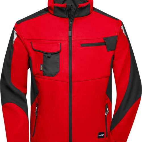 KC Signature Outdoor Softshell Jacke red black